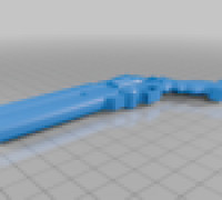 Fantasy Anime Weapon 3D model