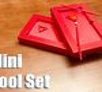 Portable Mini Pool Set (Easy to print) 3D model