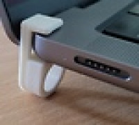 Discreet Macbook pro stand 3D model