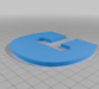 All Alphabet Letters Uppercase A-Z Font: AlfaSlabOne-Regular by Google Fonts (OFL License) 3D model