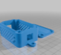 Customizable box in SCAD with honeycomb walls and squared holes 3D model