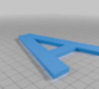 All Alphabet Letters Upper case A-Z Font: DMMono-Medium by Google Fonts (OFL License) 3D model