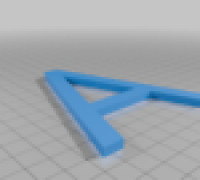 All Alphabet Letters Upper case A-Z Font: DidactGothic-Regular by Google Fonts (OFL License) 3D model