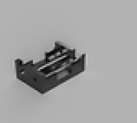 2 AA Battery Holder 3D model