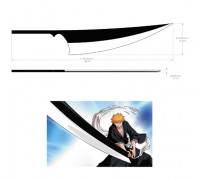 Zangetsu (False Shikai) 3D model