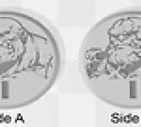 Ogre Token + damaged side (29mm) 3D model