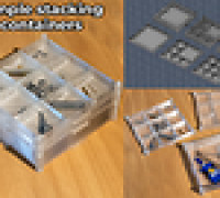 Simple Stacking Trays / Containers 3D model