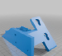 Ender 3 S1 Display Mount + BTT PI 2 Case 3D model