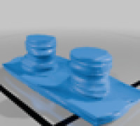 Roughwood table 3D model