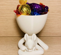 Discord bunny Robert Bunny easter Planter 3D model
