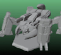 Fire Scorpion Battlemech 3D model