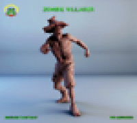 Zombie villager 3D model