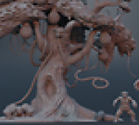 Orcwort Tree 3D model