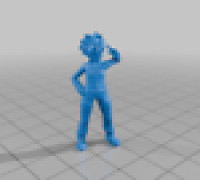 Pokemon Rival Blue 3D model