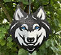 Husky Decoration 3D model