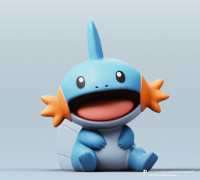 Mudkip(Pokemon) 3D model