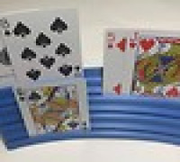 Multi Row Playing Cards Holder 3D model