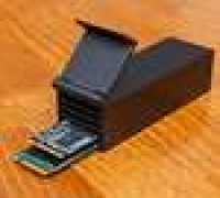 2280 NVMe SSD Hinged Storage Box 3D model