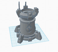 Tau Dice Tower 3D model