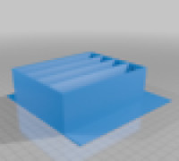Inward Angled Floor Vent 3D model
