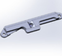 Dovetail for side mount  3D model