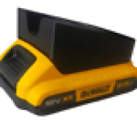 Dewalt battery holder 3D model