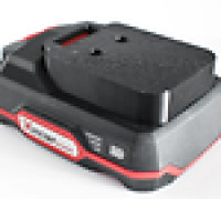 Parkside battery holder 3D model