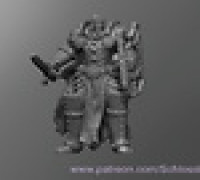 Warforged Paladin 3D model