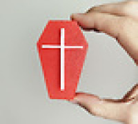 Coffin box with lid 3D model