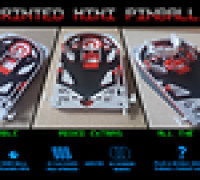 3D Printed Mini Pinball V2 3D model