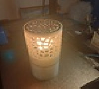 Voronoi Floor Lamp 3D model