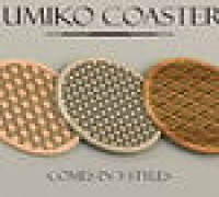 Kumiko Coaster 3D model