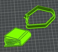 Cookie Cutter - Book 3D model