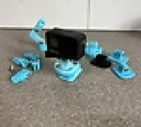 Gopro Mounts, Extensions & Attachments 3D model