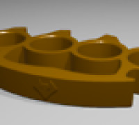 Brass Fox  3D model