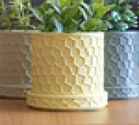 Honeycomb Planter 3D model