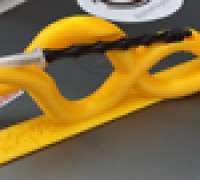 Worm-pick stand (C. elegans) 3D model