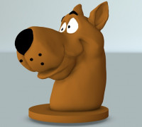 Scooby bust 3D model