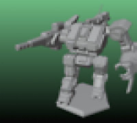 Uraeus Battlemech 3D model