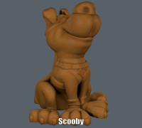 Scooby (Easy print no support) 3D model