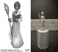 Chronicler (28mm/32mm scale) 3D model