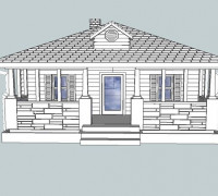 HO Scale The Townsend House 3D model