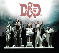 Dungeons & Dragons Miniatures 3D model