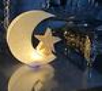 Crescent moon 3D model