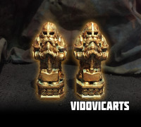 Dwarven Statue 3D model