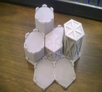 DnD Hex Grid Props 3D model