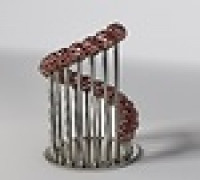 Cascading Spiral 3D model
