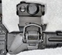 Improved KelTec Sub2000 Folding Optic Sight Picatinny Mount 3D model