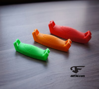 comfortable plastic shopping bag handle 3D model