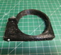 Customizable Pole/Pipe Mounting Clamp 3D model